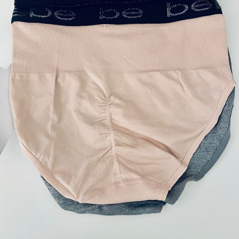 NWT Gorgeous bebe S 3 Pack Seamless Shaping Firm Control Briefs Grey, Black, Tan - Picture 8 of 12